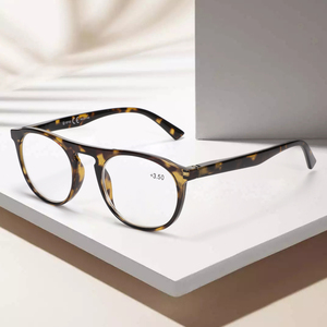 Gafas de lectura ópticas para lectores baratos, venta al por mayor, marco de plástico, redondas, optimum - Product Image 6