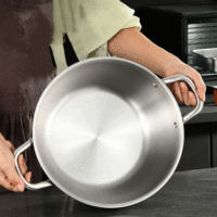 FLEY Big Pot Une minute avec Dieu Produit de cuisine à domicile conçu Produits de cuisine fiables à usage quotidien pour les scénarios de cuisson à l'intérieur