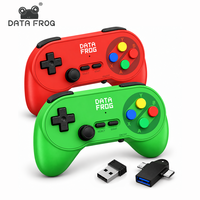 Manette sans fil Data Frog PC07, manette de jeu rétro, plug and play pour PC DInput, Android TV Box, jeux d'arcade émulateurs