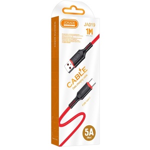 <b>Type</b> <b>C</b> Charging And Sync <b>Cable</b> 1m 5A Red JA019 - Product Image 3