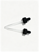 Embout compte-gouttes en silicone personnalisé pour pipette en verre d'huile essentielle, bouchon de distribution, embout de scellage avec impression de logo OEM