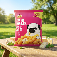 28g Snacks de maïs soufflé salés sans graisses trans, bouchées de céréales semi-molles, direct usine, OEM