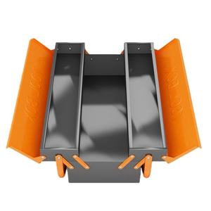 Three-Layer Square Stainless Steel Polished Surface <b>Tool</b> <b>Box</b> Portable Waterproof Household Storage Case KHC Brand Customizable - Product Image 6