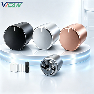 Cilindro de Cerradura Inteligente Motorizado, Perfil Europeo de Una Sola Moda de Accionamiento, Cilindro Eléctrico para Puerta con BLE Zigbee Tuya TTlock App para Reequipamiento de Puertas - Product Image 1