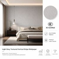 ورق جدران من الفينيل PVC مقاوم للماء والحريق، بنسيج منسوج دقيق، تصميم بسيط وعصري، سهل التنظيف، مناسب لغرف النوم والجدران الداخلية للمنازل