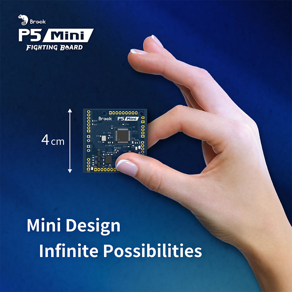 Brook Mini Ps5 Conversion Board For Arcade Controllers & Oem Options