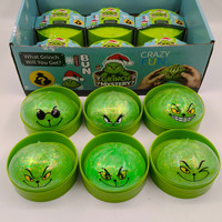 Jouets Squishy Promotionnels Mystère : Citrouille d'Halloween, Fantôme, Dumplings Grinch de Noël, Balle Anti-stress Pailletée