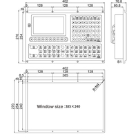 Controlador CNC de 2 Ejes de Alta Velocidad y Precisión, Sistema Abierto, Pantalla de 7 Pulgadas, Sistema Operativo RT Linux, 2GB de RAM, 8GB de Capacidad de Programa, 3 Años de Garantía