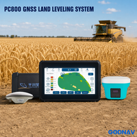 Sistem Perataan Tanah Otomatis PC800 yang Stabil, Layar LCD 10-inci, Android 10, Pemetaan Topografi Real-Time, RTK GNSS Canggih