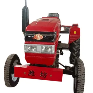 Chinese small 240 belt drive tractor with rotovator for farm