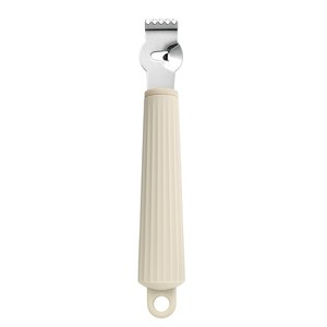 Éplucheur de citron en acier inoxydable avec poignée en silicone, éplucheur multifonction pour fruits et légumes, outil de cuisine - Product Image 5