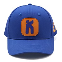 Casquette Trucker en Coton à 6 Panneaux avec Bord Incurvé et Maille, Patch en PVC Caoutchouc Brodé Personnalisé, Faible MOQ, Haute Qualité, Prix Bas
