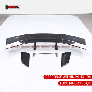 Nuevo alerón trasero de fibra de carbono seca estilo ZR1 para Chevrolet Corvette C8 Z06, piezas de coche de carreras. - Product Image 5