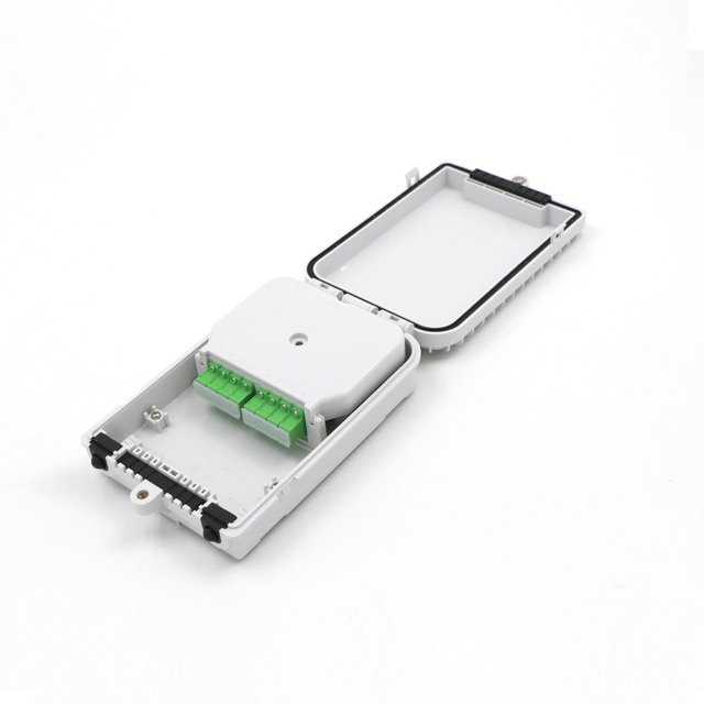 8 Core UV-Resistant Outdoor FDB NAP IP66 Waterproof PC+ABS Fully Loaded Fiber Optic Distribution Box with 1x8 Splitter