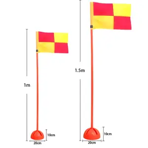 De Fútbol fútbol de plástico agilidad polacos y Hundle polos de formación de fútbol