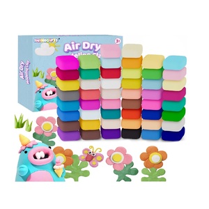 Argile polymère super légère et douce à séchage à l'air pour la création de jouets faits main, argile ultralégère, ensemble de jouets éducatifs DIY - Product Image 1