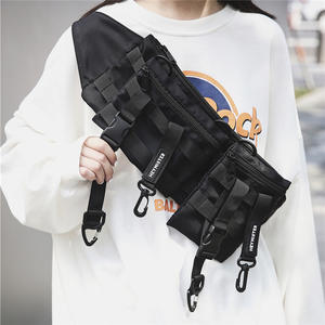 Grote Capaciteit Waterdichte Nylon Streetwear Verwijderbare Mannen Vrouwen Crossbody Borst <span class=keywords><strong>Rig</strong></span> Tas Voor Kamperen - Product Image 2