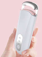 Kit Eléctrico para Rizar Pestañas - Mini Rizador Portátil de Larga Duración, Herramienta Imprescindible para Rizar Pestañas con un Clic