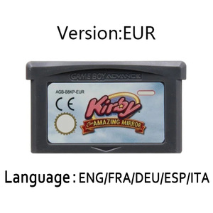 Cartucho de juego GBA <span class=keywords><strong>Kirby</strong></span> Tarjeta de consola de videojuegos de 32 bits <span class=keywords><strong>Amazing</strong></span> Mirror Nightmare in Dream Land para GBA NDS - Product Image 4
