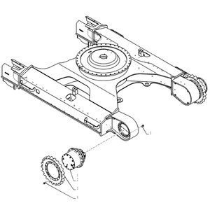 Moteur de translation final pour excavatrice KOBELCO SK135SRLC-2 SK140SRLC GM21VA-A YY15V00015F1 YY53D00006F1 YY53D00007F1 YY15V00015F1 - Product Image 3