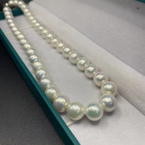 Vente en gros <span class=keywords><strong>de</strong></span> <span class=keywords><strong>collier</strong></span> <span class=keywords><strong>de</strong></span> perles d'eau douce Edison blanches rondes <span class=keywords><strong>de</strong></span> qualité 10-11mm 2A pour bijoux à bricoler soi-même avec fermoir en argent sterling 925 - Product Image 6
