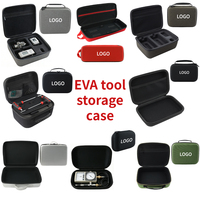 Boîte de rangement personnalisée multi-usages en EVA rigide, antichoc, avec fermeture éclair, pour outils de drone, appareils électroniques numériques, mousse DIY