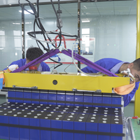 Jalur produksi semi-otomatis untuk pabrik perakitan baterai Lithium-ion silinder persegi