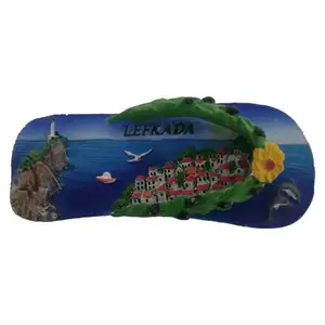 Tourist Attractions Souvenir Ceramic Enamel Decorative Crafts Magnetic Refrigerator Sticker Accompanied By Hand Gifts