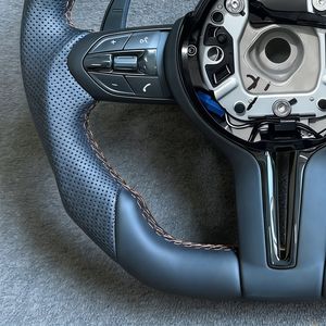 Volante de Cuero para <span class=keywords><strong>BMW</strong></span> Serie F <span class=keywords><strong>M</strong></span> <span class=keywords><strong>Sport</strong></span> F20 F21 F22 F25 F26 F44 F30 F35 F31 F34 <span class=keywords><strong>320</strong></span> F32 F33 F36 F10 520 E90 E70 F12 F15 - Product Image 3