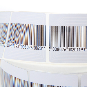 Factory Custom 40*40mm EAS RF 82MHz Anti Theft Tag Sticker Label for Retail <b>Security</b> EAS Soft Label Tag - Product Image 1