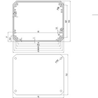 Boîtier en aluminium extrudé 92*73mm, panneau chanfreiné, anodisé argent, boîte plate, longueur découpée, pour PCB, électronique, instrument, boîte de contrôle