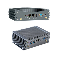 Computadora Industrial Integrada de 7.ª Generación Kaby Lake I5-7287U DDR4 SSD Linux/Windows Mini Barebone Sin Ventilador Pantalla Dual Anti-Golpes