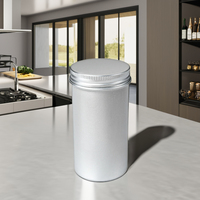 Grand couvercle à vis en aluminium boîte de conserve ronde en métal emballage pour aliments en conserve pour huile d'olive aliments pour animaux de compagnie nouilles bougies