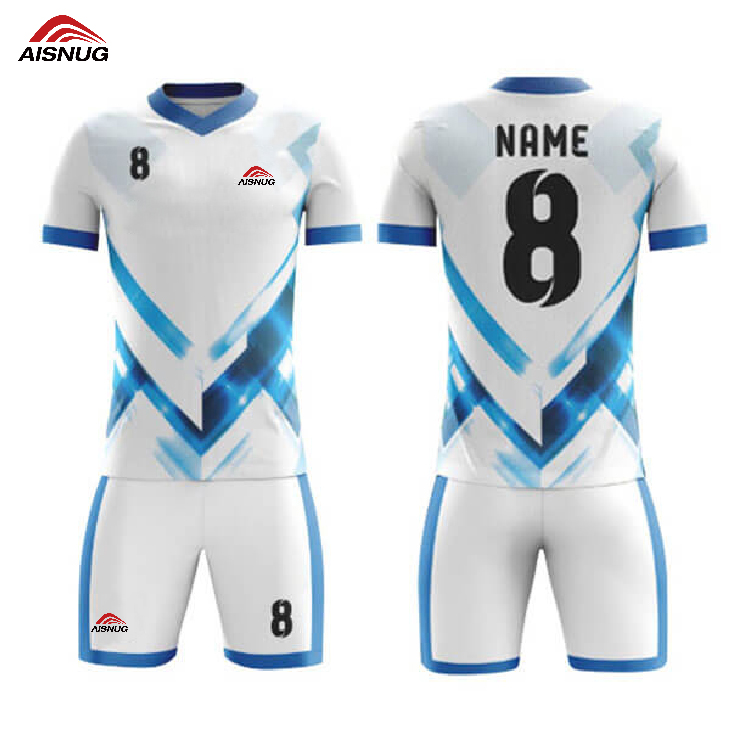 Uniforme ADX Duo Futbol Blanco/Azul Rey vlr.eng.br