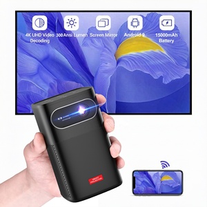 Proyector Digital Inteligente Nativo 1080P, Portátil, Android 9, Recargable, Cine en Casa, Mini, Tiro Corto, HDR 4K, Enfoque Automático - Product Image 1