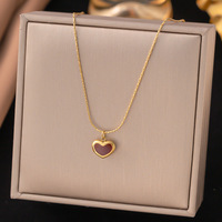 Collier pendentif en acier inoxydable OEM ODM, étanche, hypoallergénique et anti-ternissement, pour marques à marque privée