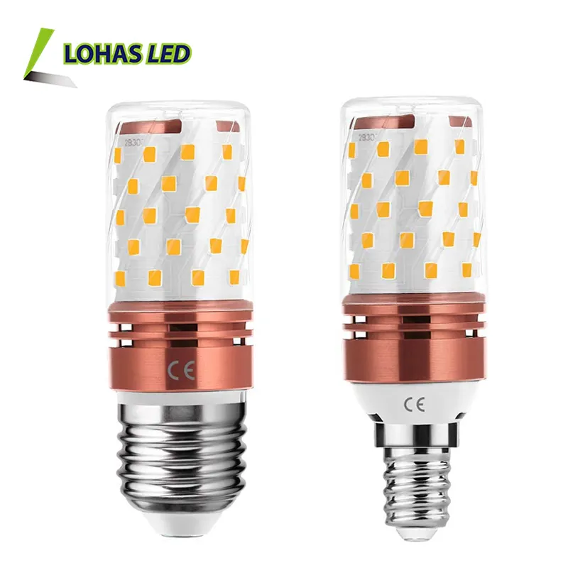 LOHAS Warmweiß 10W E14/E27 LED-Lampe Kunststoff abdeckung Aluminium gehäuse Roségold Farbe G9 Glühbirne Mini Corn Light für den Heimgebrauch