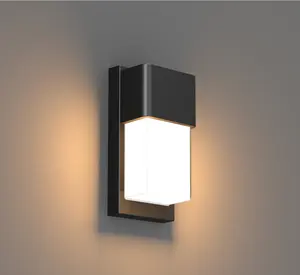 Lámpara LED de pared para exteriores, luz moderna resistente al agua IP65, montada en interiores, para pasillo y hotel