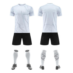 Оптовая продажа, комплект футбольной формы для детей с сублимационной футболкой, оригинальный комплект футбольной одежды - Product Image 3