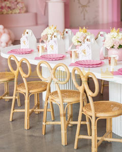 Silla Infantil de Ratán Hecha a Mano al por Mayor, Diseño Moderno, Segura para Fiestas de Cumpleaños, Sala de Estar, Cocina, Decoración de Eventos - Product Image 4