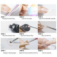 Gel d'extension rapide pour ongles en cristal liquide 15 ml, style professionnel pour nail art, non collant, polygel pour extensions d'ongles