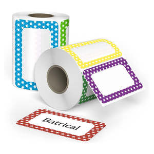 Custom rotolo di carta autoadesiva etichetta con nome adesivo per bambini nome etichetta adesivo per libri ufficio riunione insegnanti di scuola Mailing - Product Image 4