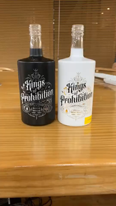 Venta caliente al por mayor de encargo barato 750ml personalizable de alta capacidad de licor/licores/XO/brandy botella de alcohol de vidrio con tapa - Product Image 4