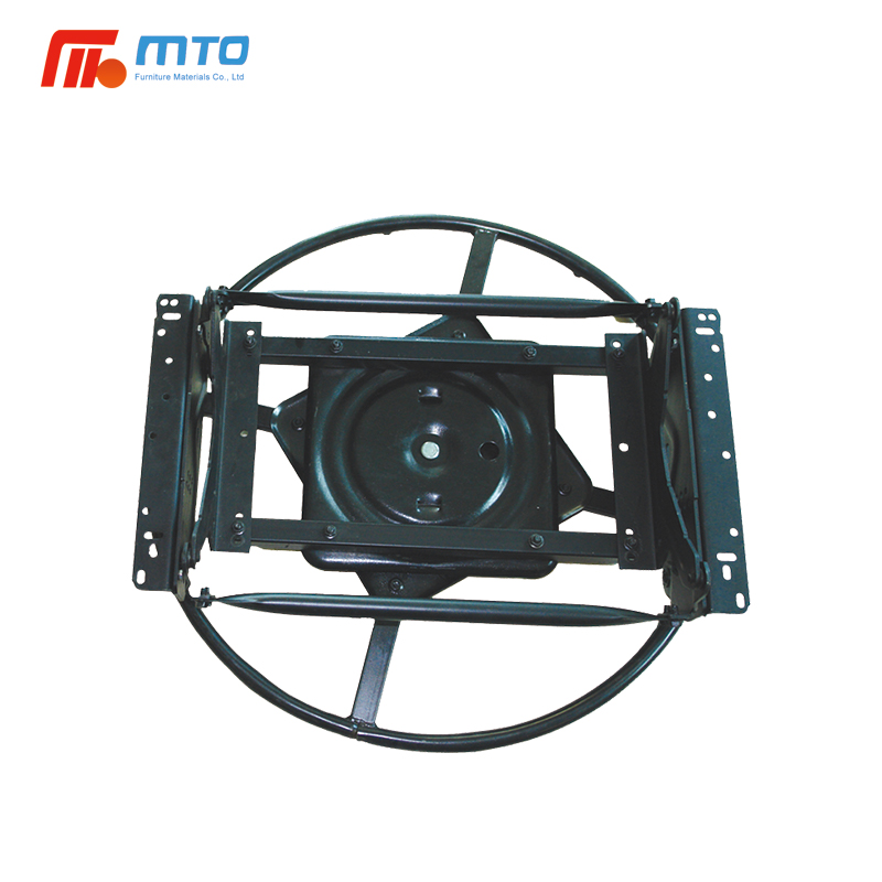 Высококачественное черное поворотное кресло, игровое кресло с механизмом откидывания, металлическое кресло, подставка для кресла