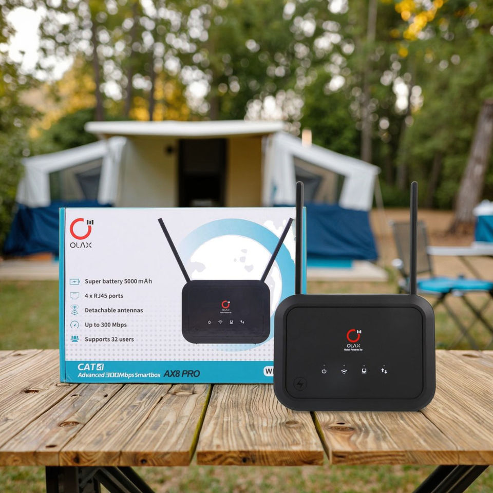 Olax Portable Router OLAX AX8 PRO 5000mAh 4G Router US EU Version 4g LTE Cpe Wireless Mobile ...