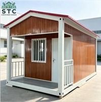Maison conteneur modulaire préfabriquée de luxe de 20 pieds avec panneaux sandwich, conception respirante, solutions modernes pour cuisine et salle de bain de ferme
