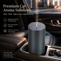 Diffuseur d'huiles essentielles portable sans eau, rechargeable, sans fil, personnalisé, dropshipping, aromathérapie, parfum de voiture, diffuseur nébulisant