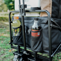 Chariot de camping portable personnalisé pour l'extérieur, chariot pliable familial pour la plage, support OEM personnalisable
