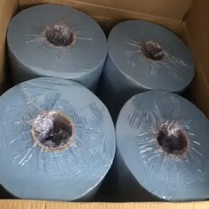 Hersteller Hochleistungs-Reinraum papier Polypropylen Schmelz geblasener Vliesstoff Blaue Rollen Weiß Blau Industrie papierrollen