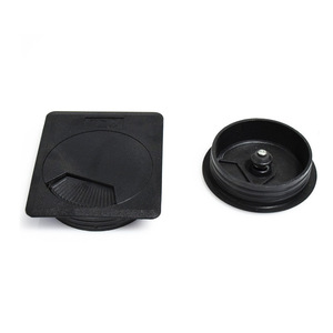 Manufacturer Direct ABS Plastic Threading Box <strong>Computer</strong> Desk Cover <strong>Cable</strong> Box Desk Round Wire Hole Cover - Product Image 5